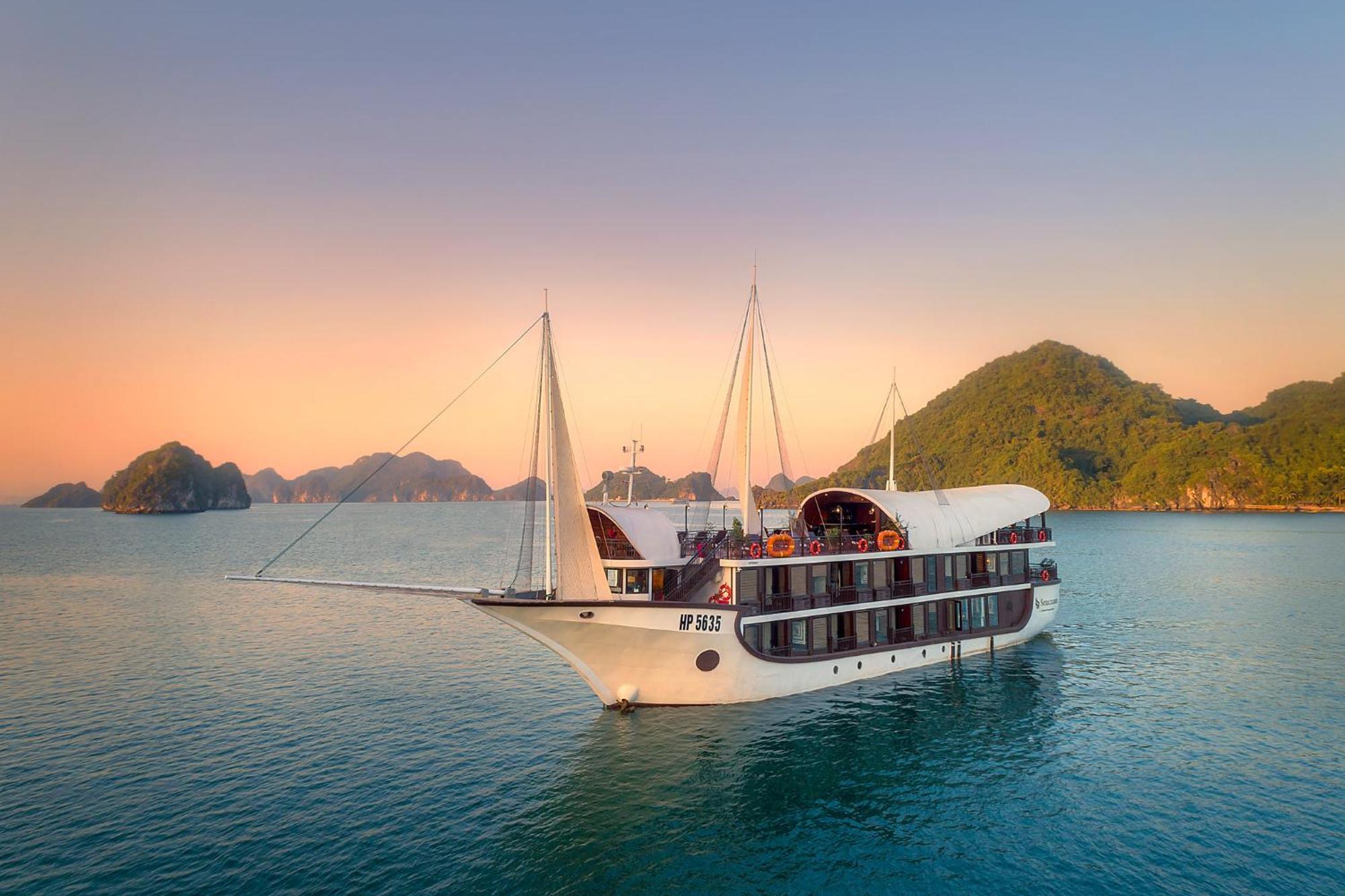 Готель Sena Cruises - Wonder On Lan Ha Bay Халонг Екстер'єр фото